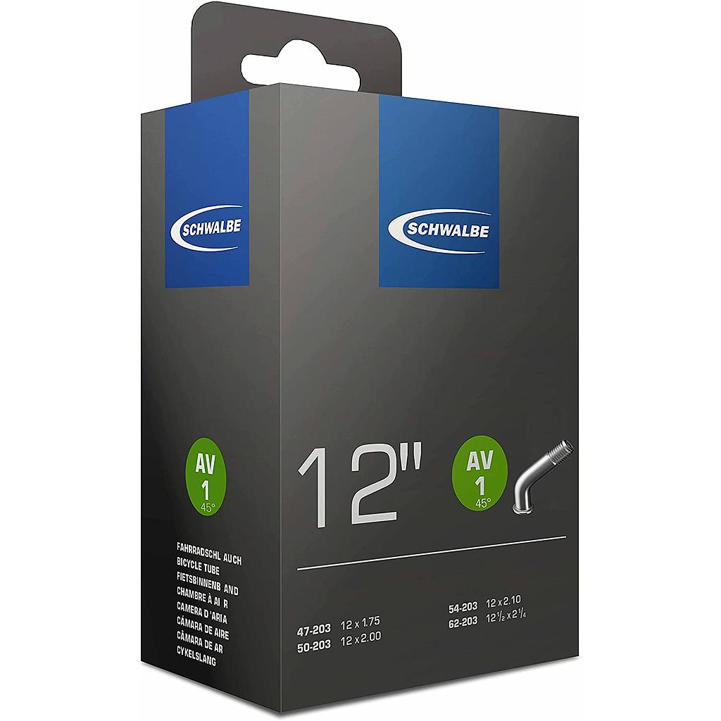 SCHWALBE Schlauch AV1 Autoventil 12"/40/47/62-203